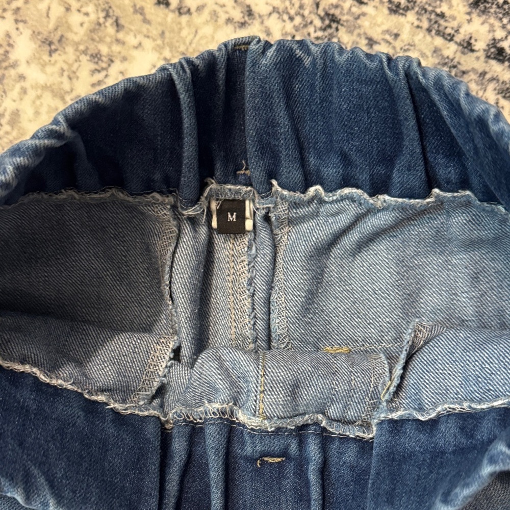 SHEIN Blue and Gray Women's Jeans - Picture 3 of 5